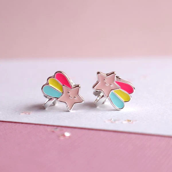 Shooting Star Clip-on Earrings