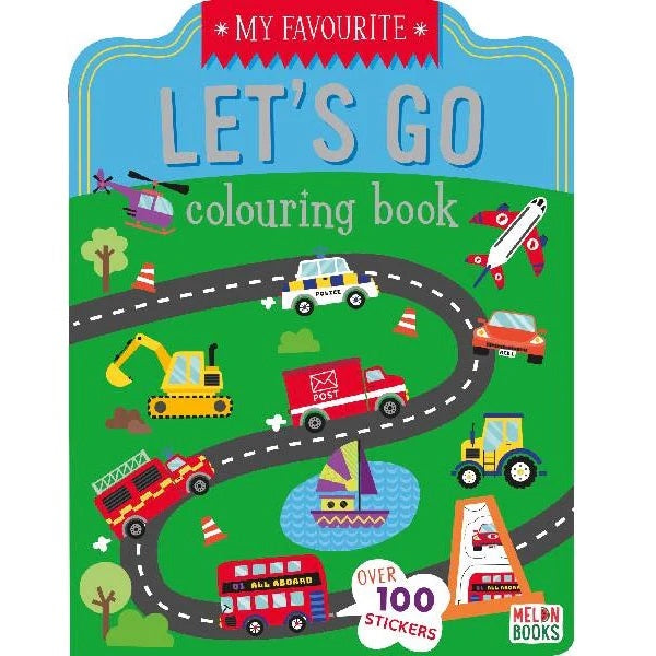 My Favourite Let's Go Colouring Book