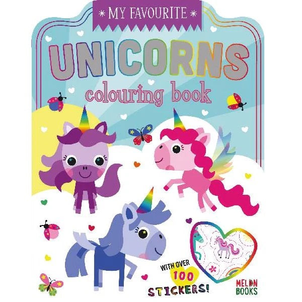 My Favourite Unicorns Colouring Book