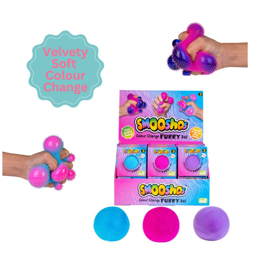 Smooshos Color Change Furry Ball