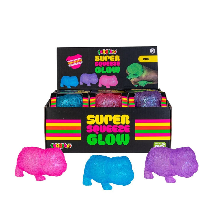 Smooshos Super Squeeze Pug Glow in Dark