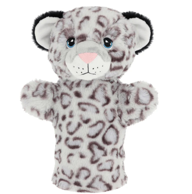 Snow Leopard hand puppet Keeleco