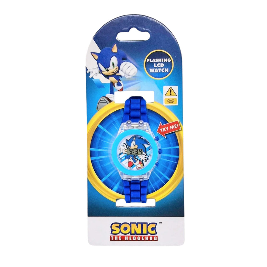 Sonic the Hedgehog Flashing LCD Watch