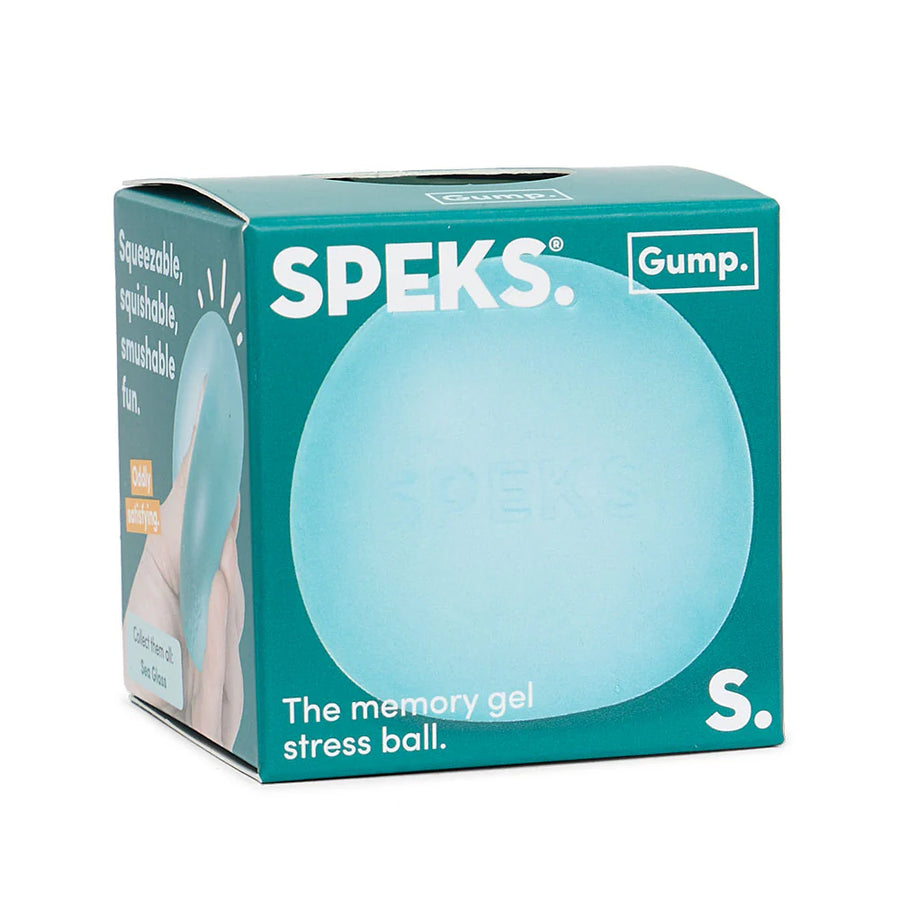 Speks Gump Memory gel stress ball Sea Glass original