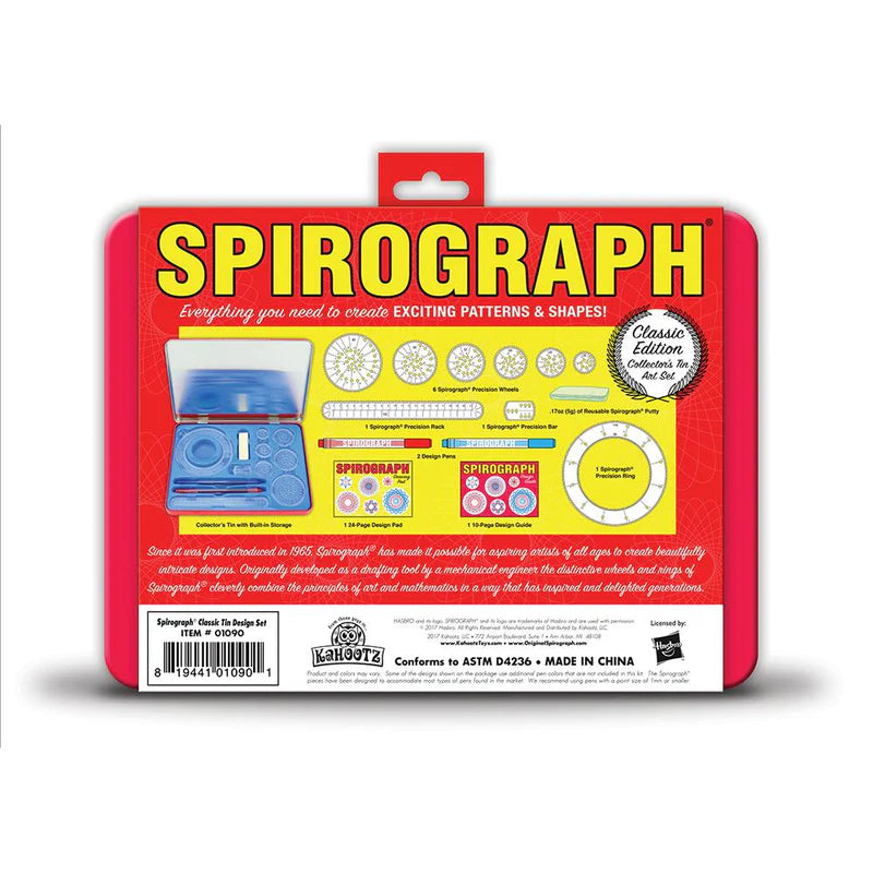 Spirograph Classic Edition Set in tin