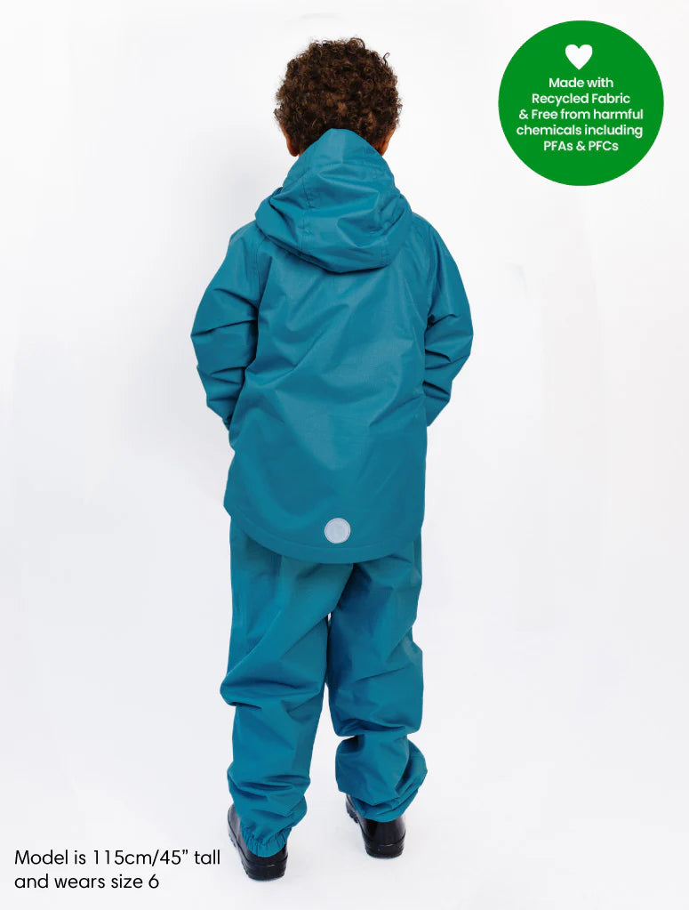SplashMagic Storm Jacket - Deep Teal | Dino Skate Crew
