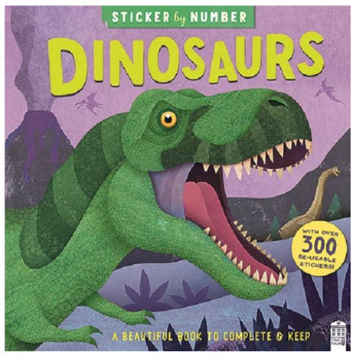 Match And Stick by numbers Dinosaur