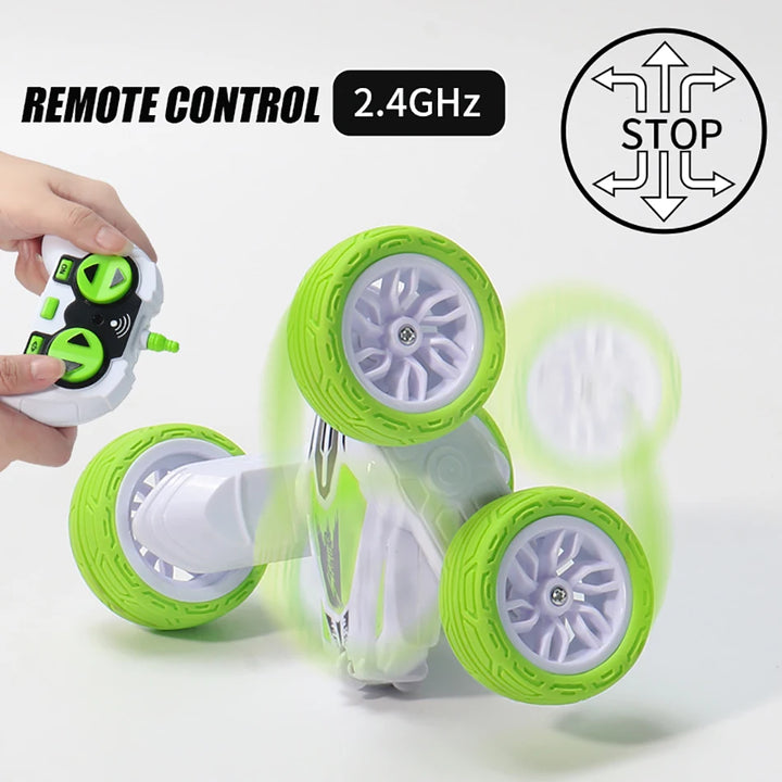 Remote control stunt car