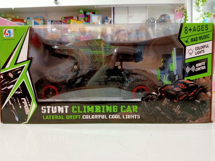 Stunt Climbing Remote Control Car Green