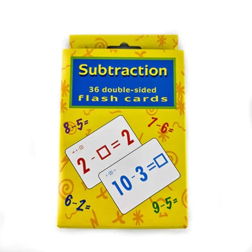 Subtraction Flash Cards