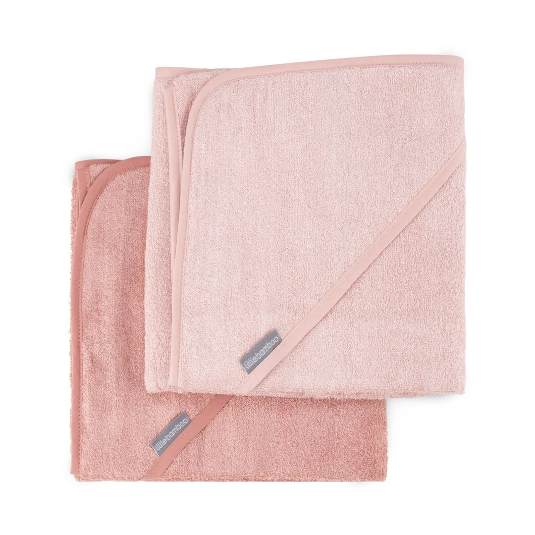 The Little Linen Company - Hooded Towel 2 Pack - Dusty Rose