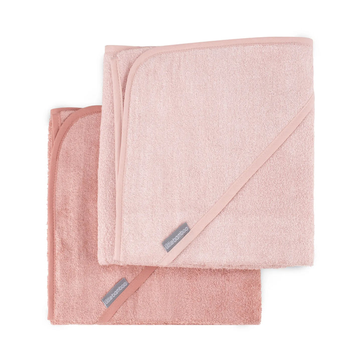 The Little Linen Company - Hooded Towel 2 Pack - Dusty Rose