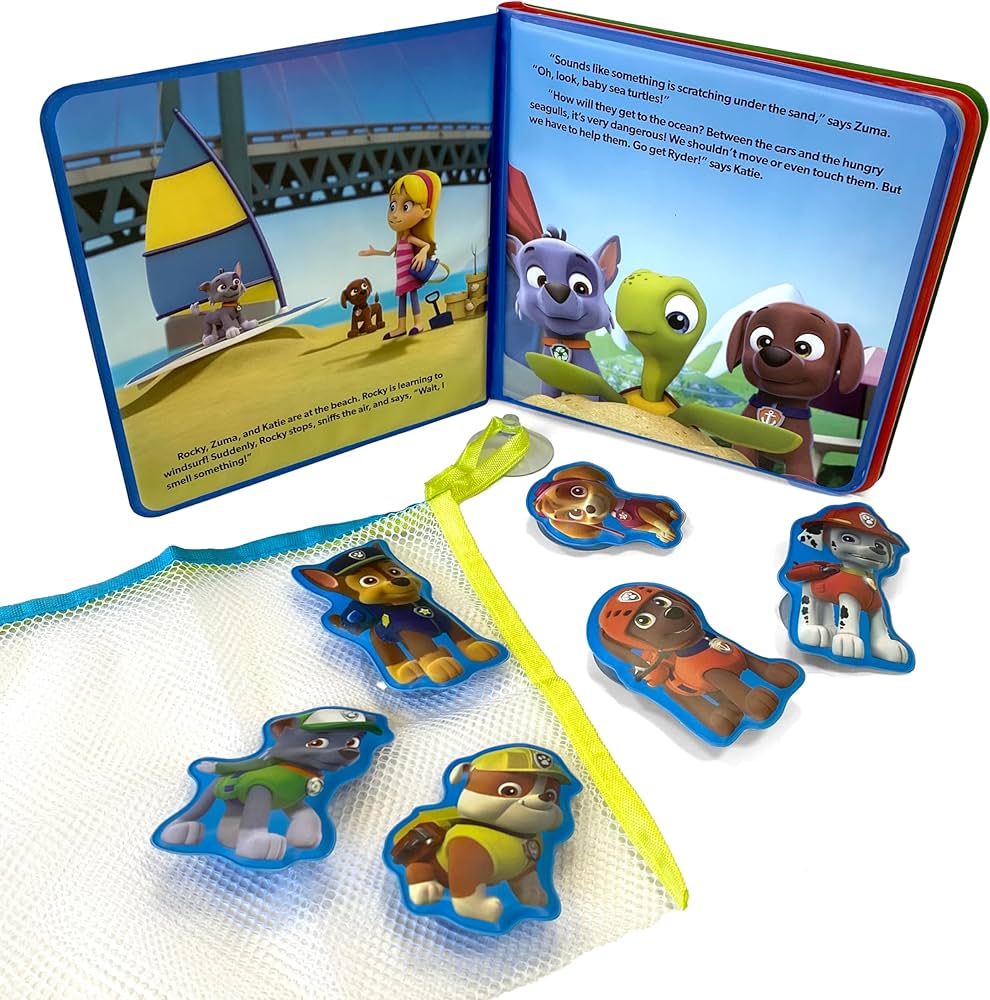 The Pups Save the Sea Turtles Paw Patrol Bath Book