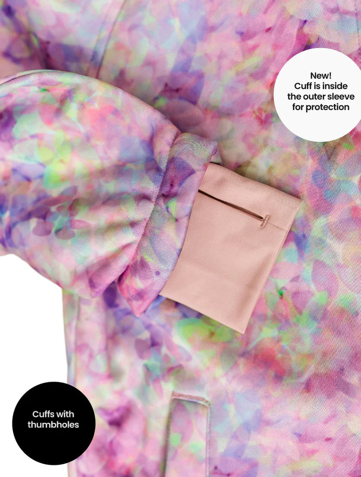 Therm All-Weather Hoodie - Pretty Petals sleeve