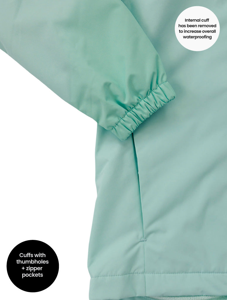 Therm jacket in crystal blue