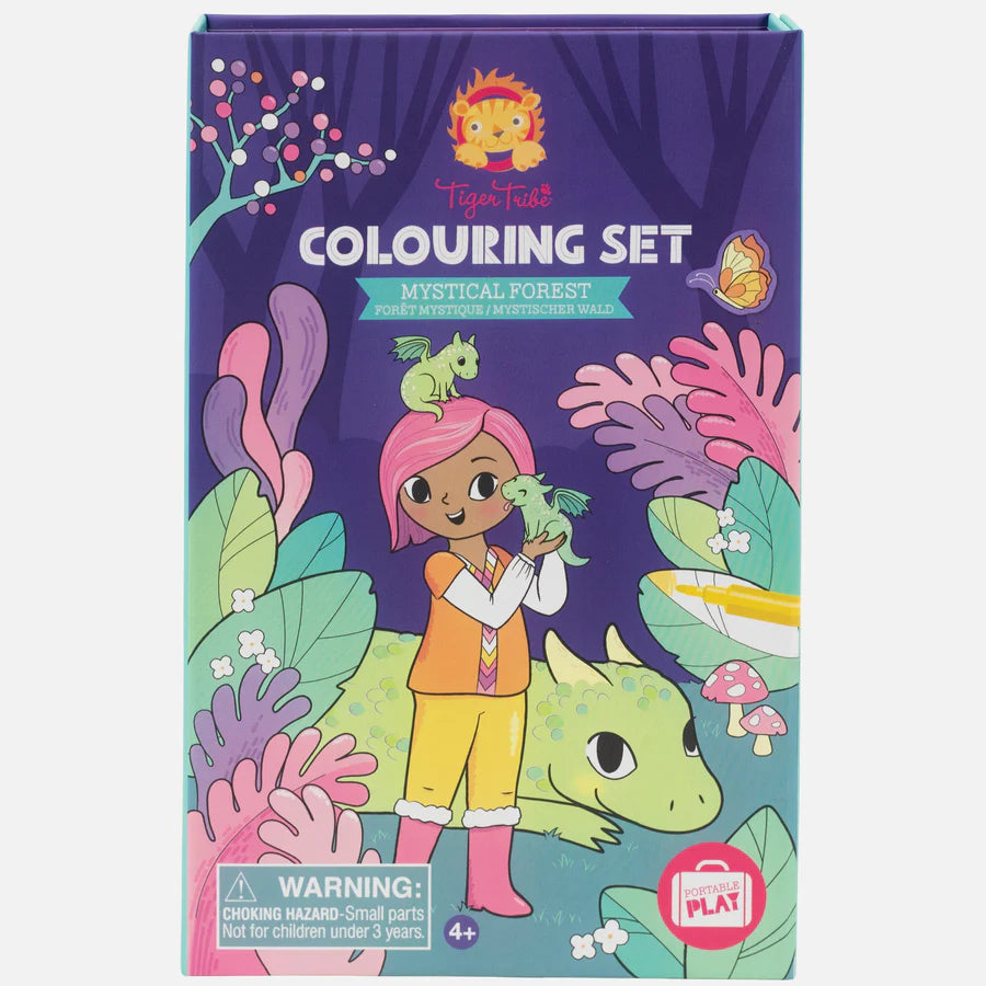 Tiger Tribe Colouring Set Mystical Forest