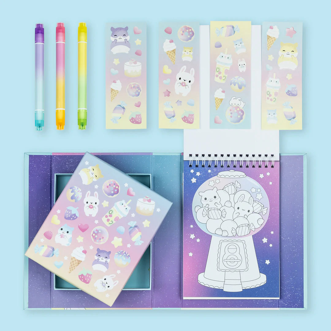 Tiger Tribe Colouring Set Kawaii Cafe