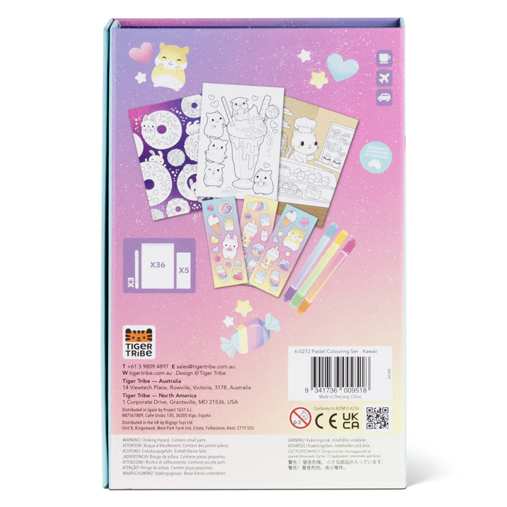 Tiger Tribe Colouring Set Kawaii Cafe