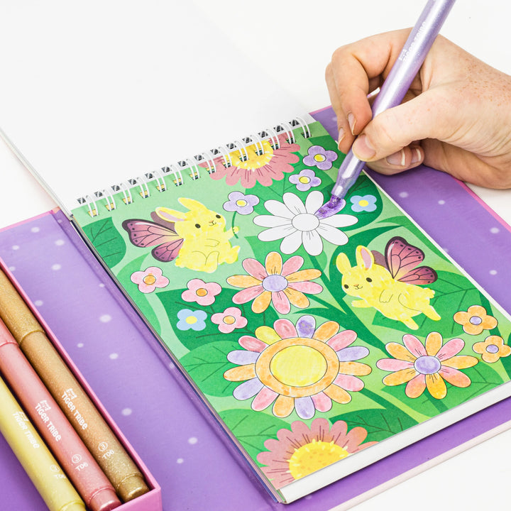 Tiger Tribe Colouring Set Little Fairy Land