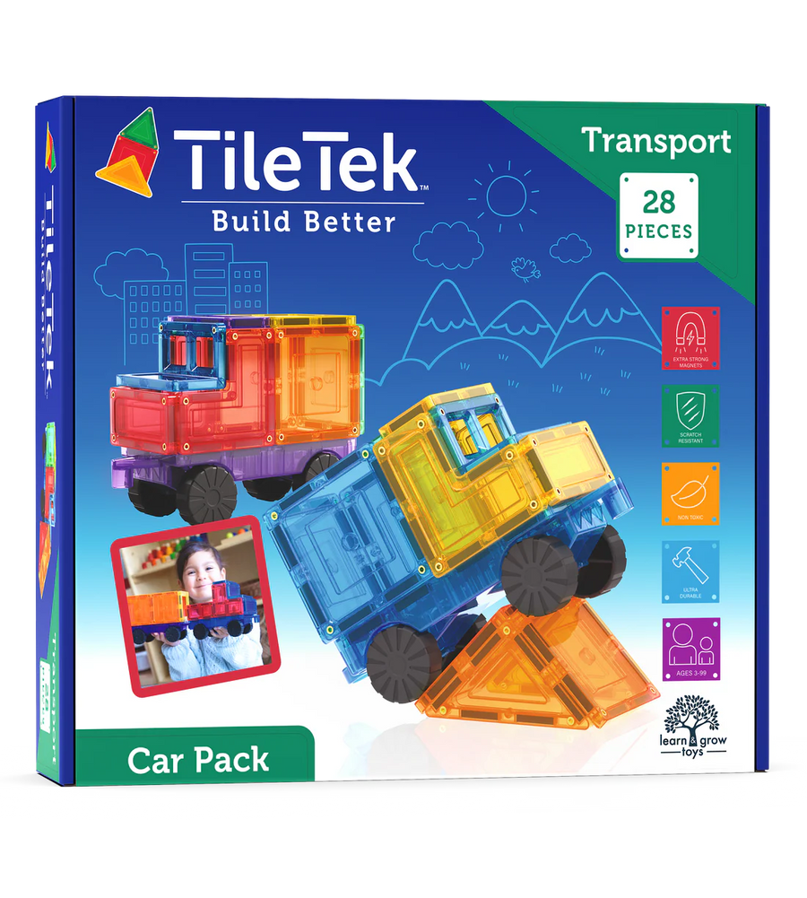 TileTek Transport 28 Piece Car Set