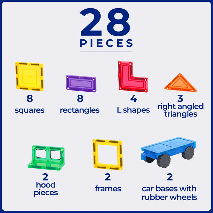 TileTek Transport 28 Piece Car Set