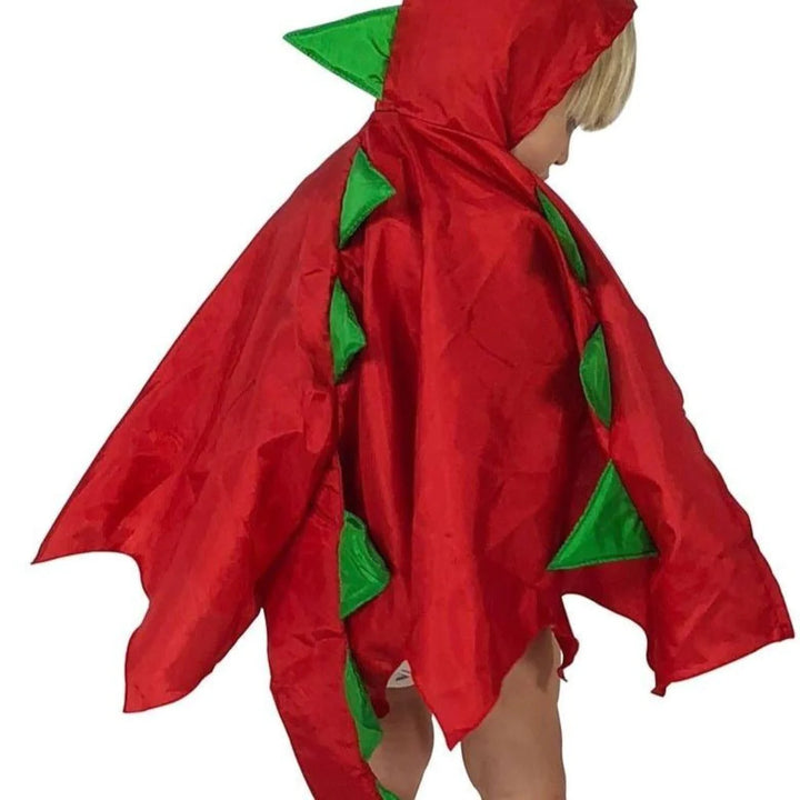 Toddler Dragon Cape Red