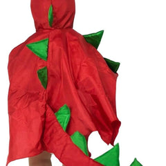 Toddler Dragon Cape Red