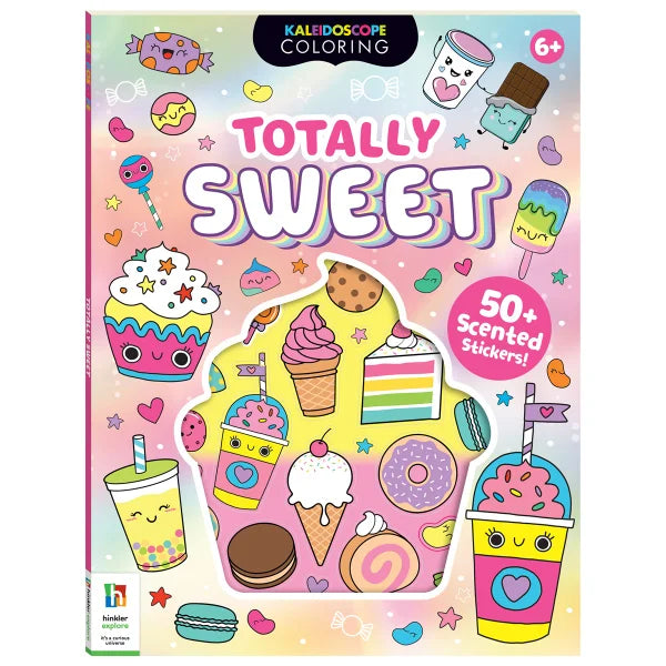 Totally Sweet Colouring Scented Stickers Book