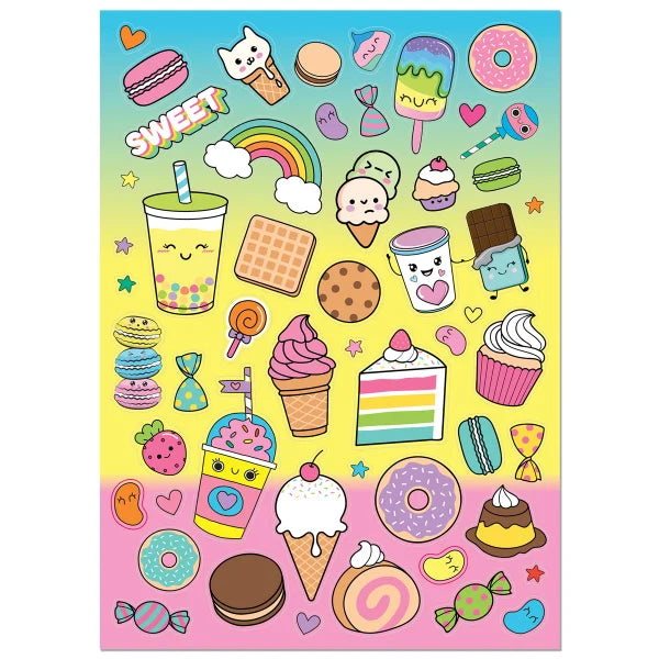 Totally Sweet Colouring Scented Stickers Book