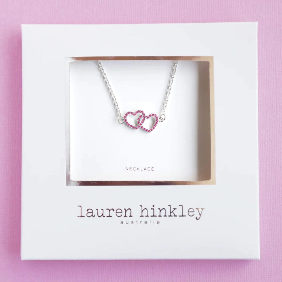 Twin Hearts Necklace