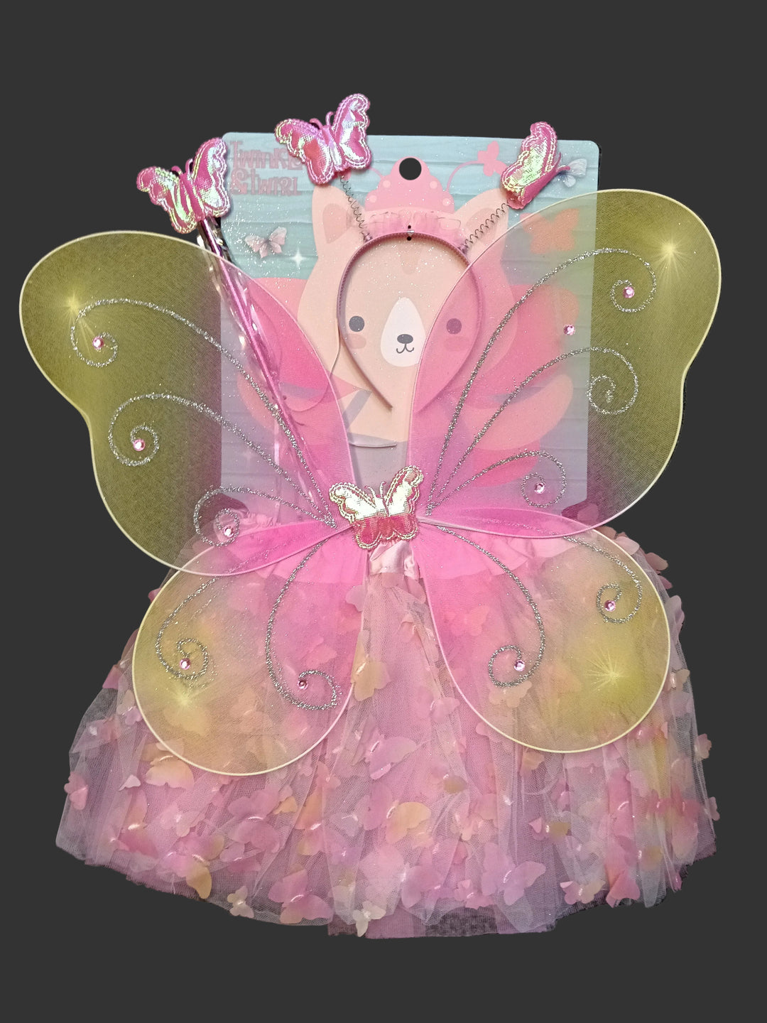Twinkle And Twirl - Butterfly Wing set Pink