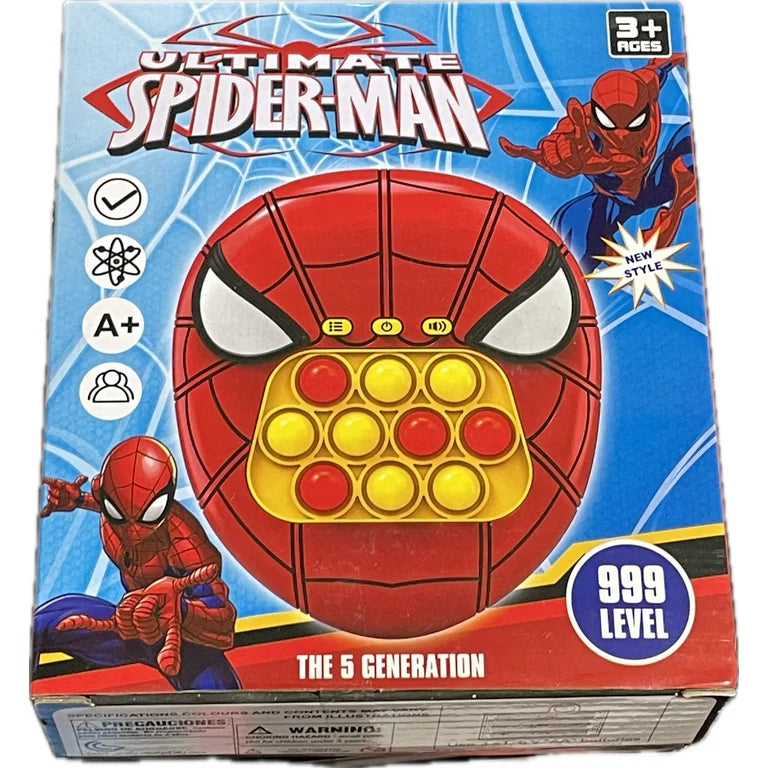 Ultimate Spider-Man Pop Push it Game Controller Sensory Fidget Toy Electronic