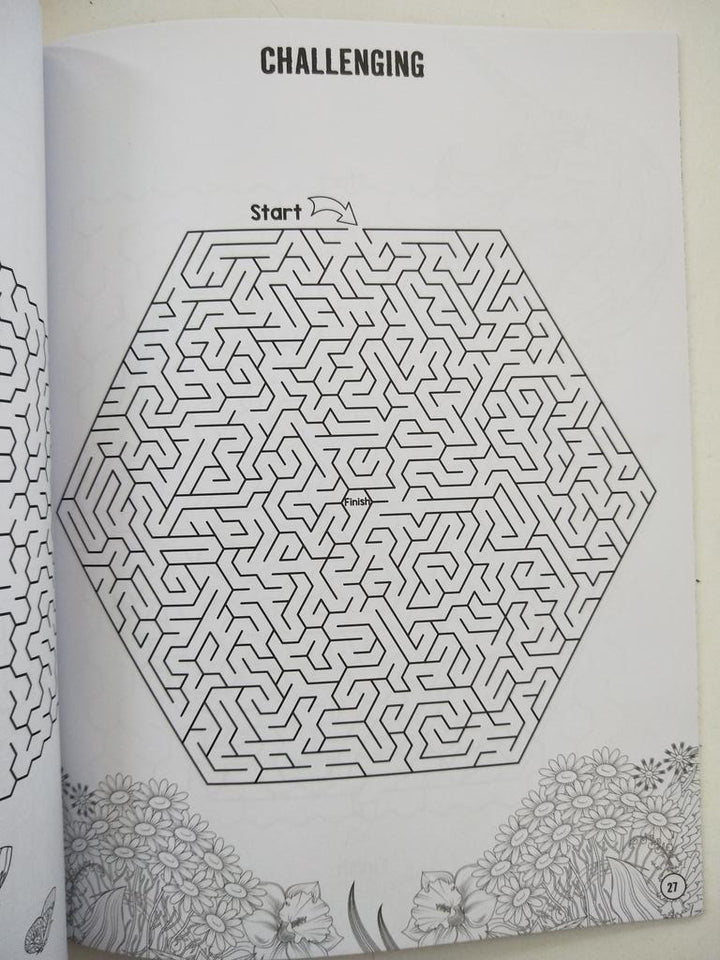 Unicorn Colouring and Maze Book