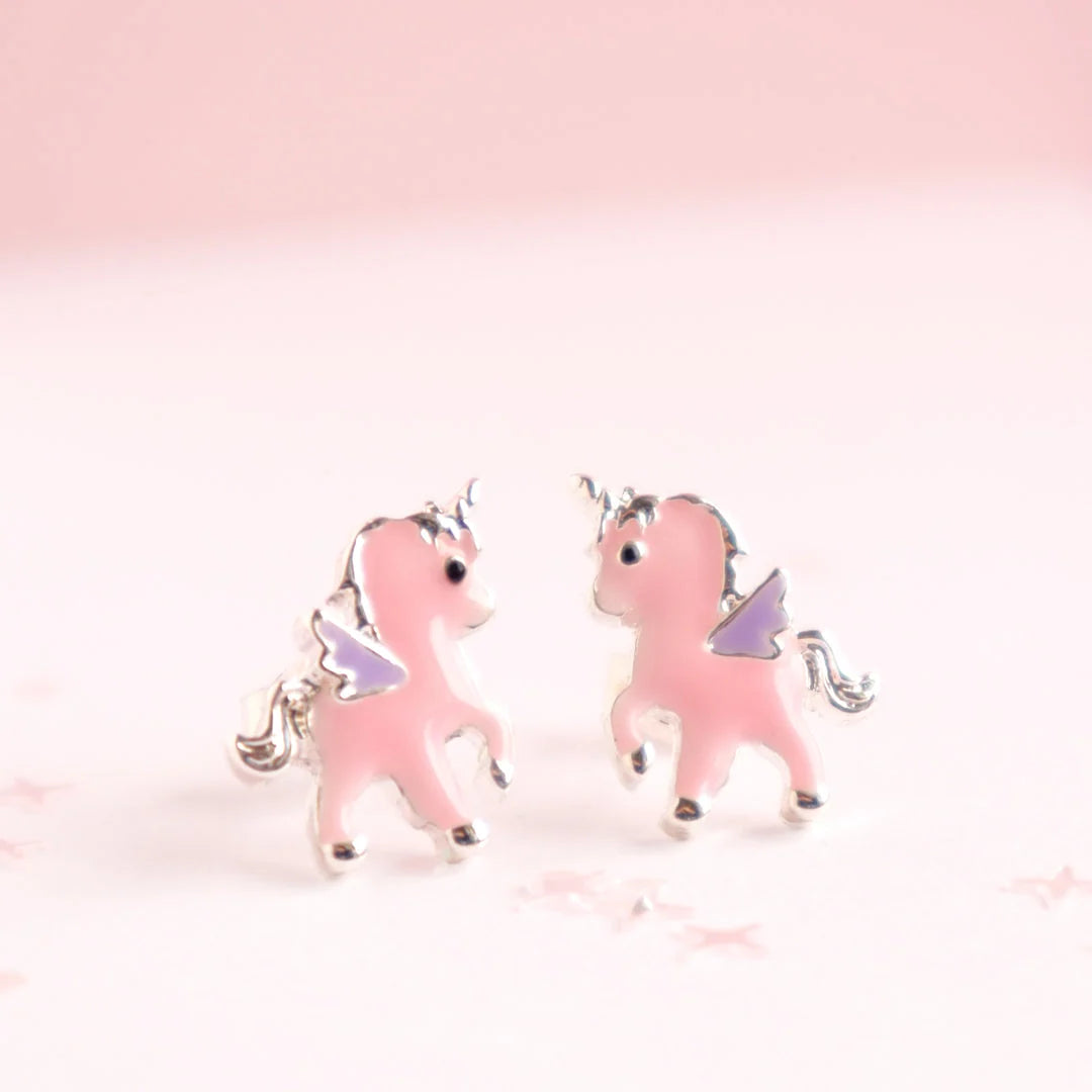 Unicorn Earrings in keepsake box