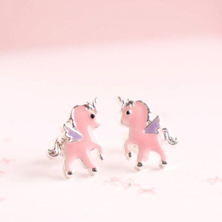 Unicorn Earrings in keepsake box