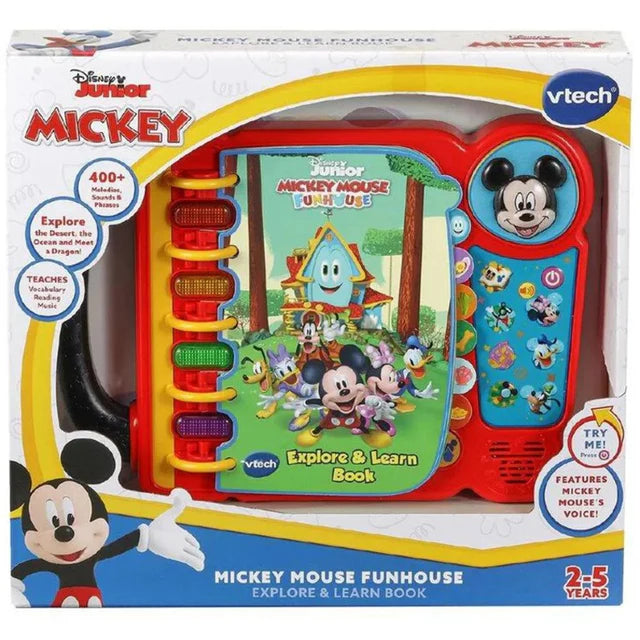 Vtech Disney Junior Mickey Mouse Funhouse Explore & Learn Book