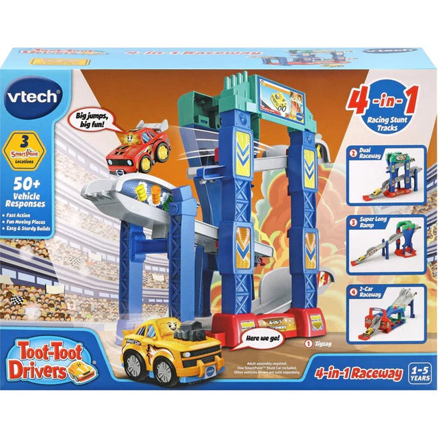 Vtech toot toot 4 in 1 Raceway