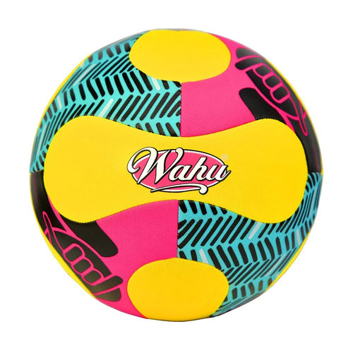 Wahu Beach Soccer Ball Pink and Yellow