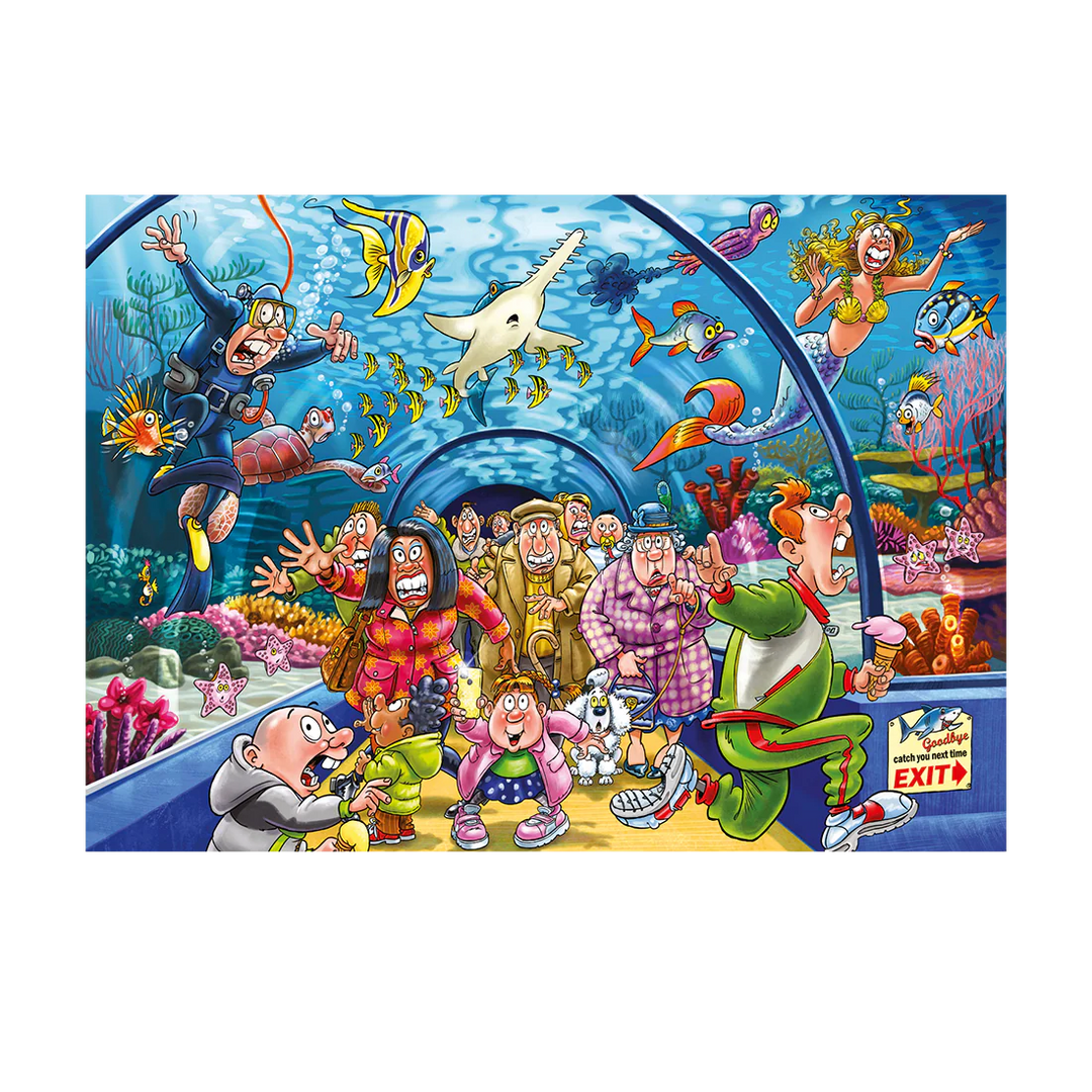 Wasgij Aquarium Antics! 1000p Puzzle
