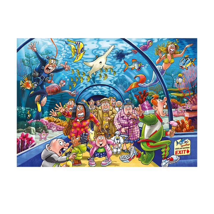 Wasgij Aquarium Antics! 1000p Puzzle