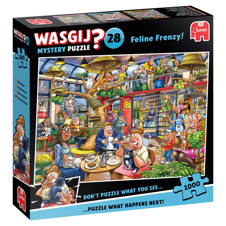 Wasgij Feline Frenzy! 1000p Puzzle