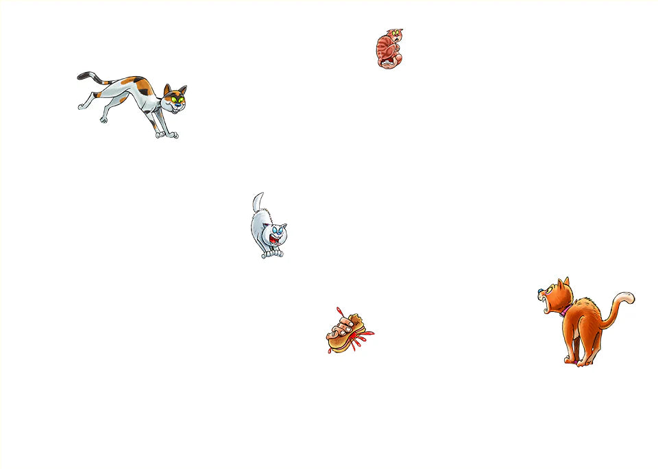 Wasgij Feline Frenzy! 1000p Puzzle