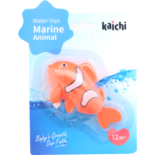 Wind-Up Bath Toy Orange Fish