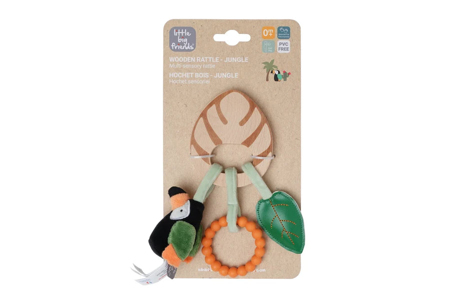 Wooden rattle - Jungle