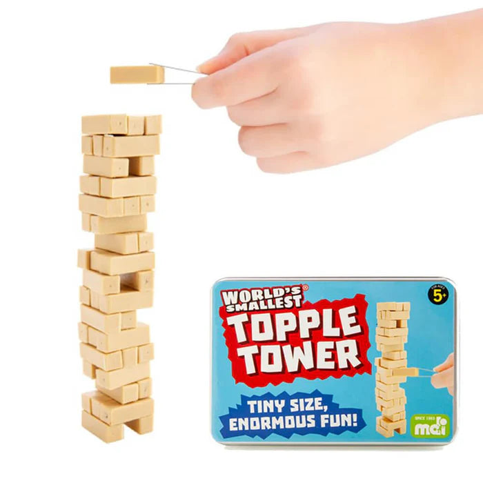 Worlds Smallest Topple Tower Jenga