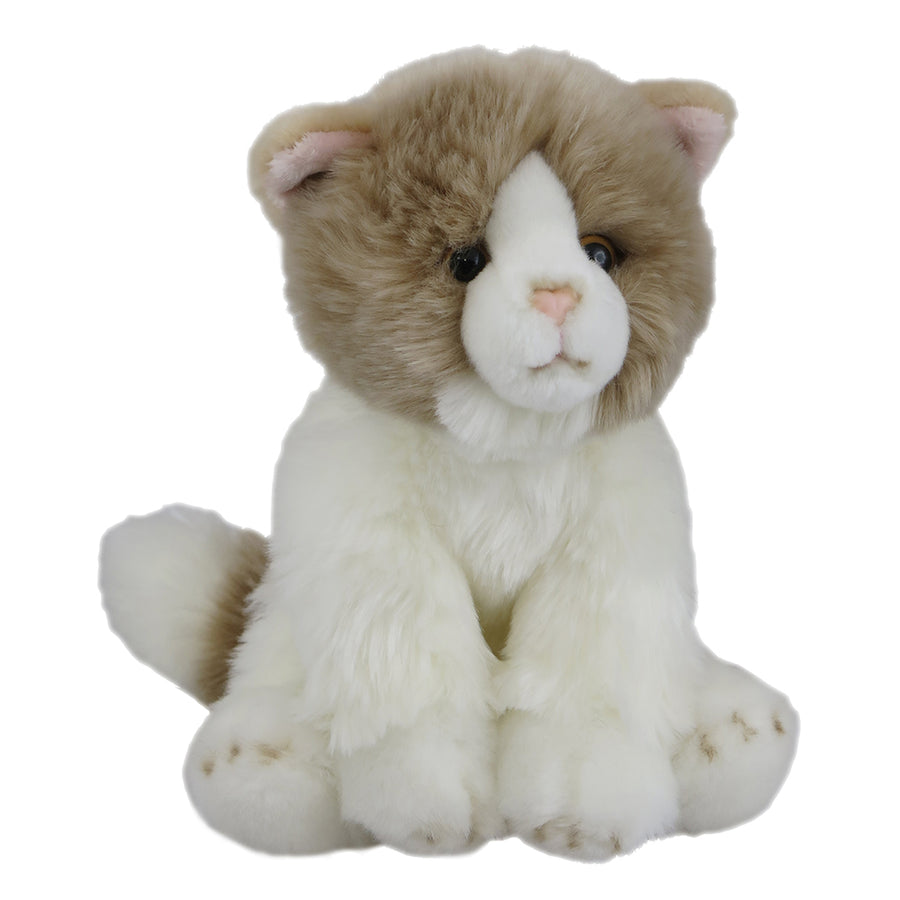 Antics Beige & White Sitting Cat