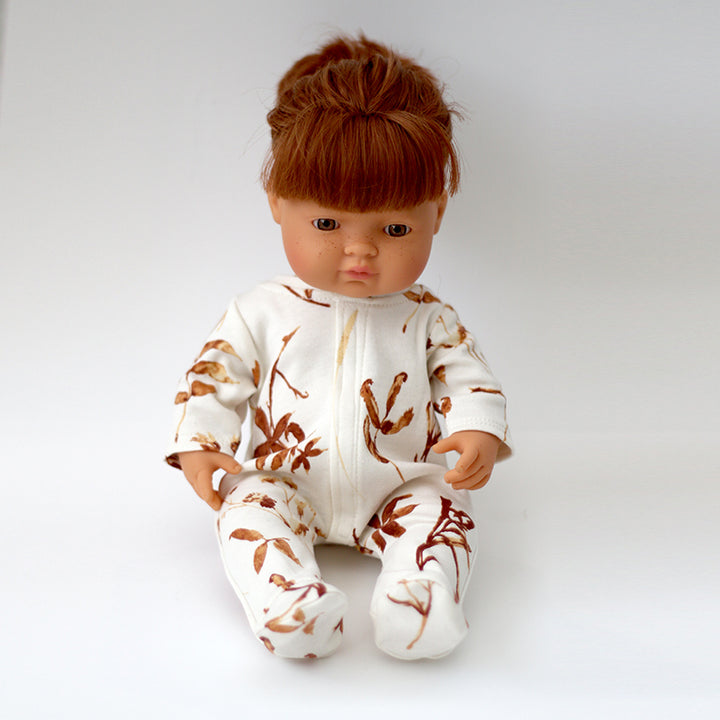 Doll clothes Sleepsuit Autumn leaves to fit 32-38cm doll