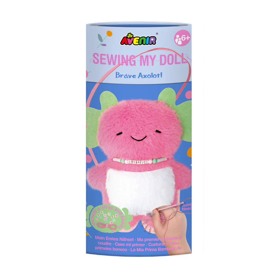 Brave Axolotl Sewing doll Kit