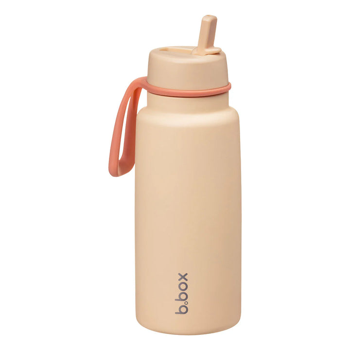 b.box Insulated Flip Top 1 Litre Bottle - Melon