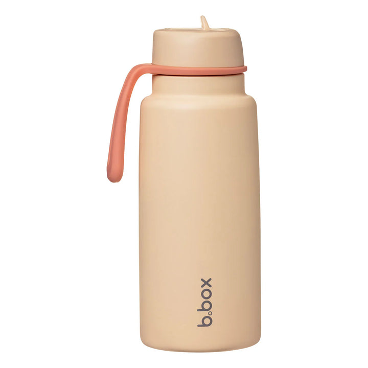 b.box Insulated Flip Top 1 Litre Bottle - Melon